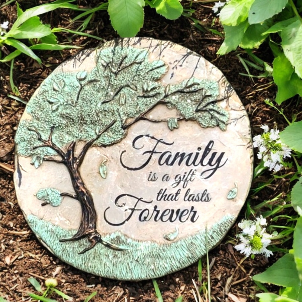 Carson Home Accents Garden Stone-Keynote Collection-“Family Is A Gift Forever” - Picture 9 of 16